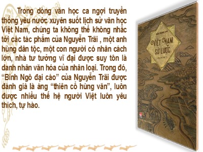 Bài giảng Ngữ văn Lớp 8 - Bài 24: Đọc hiểu Nước Đại Việt ta (Nguyễn Trãi)
