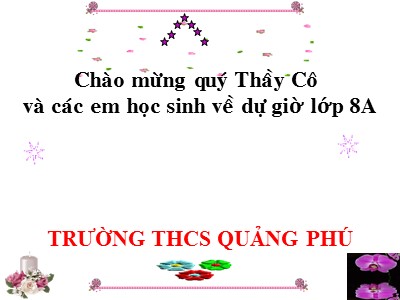 Bài giảng Ngữ văn Lớp 8 - Tiết 53, Bài 13: Đọc hiểu Bài toán dân số (Thái An) - Trường THCS Quảng Phú