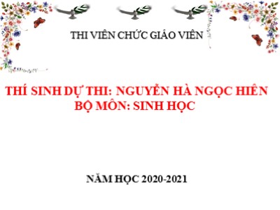 Bài giảng Sinh học Lớp 8 - Bài 15: Đông máu và nguyên tắc truyền máu - Năm học 2020-2021 - Nguyễn Hà Ngọc Hiên