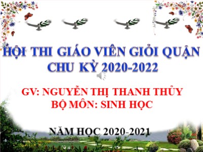 Bài giảng Sinh học Lớp 8 - Bài 15: Đông máu và nguyên tắc truyền máu - Năm học 2020-2021 - Nguyễn Thị Thanh Thủy