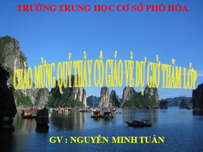 Bài giảng Địa lí Lớp 8 - Bài 34: Các hệ thống sông lớn ở nước ta - Nguyễn Minh Tuân