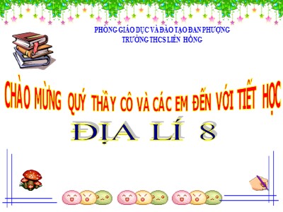 Bài giảng Địa lí Lớp 8 - Tiết 41, Bài 36: Đặc điểm đất Việt Nam - Trường THCS Liên Hồng