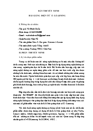 Bài thuyết trình Tiếng Anh Lớp 8 - Unit 5: Our past - Lesson 3: Listen - Vũ Đình Chiểu