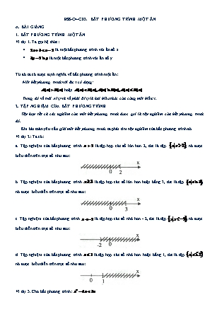 Tài liệu Dạy ngoài, dạy thêm tại nhà môn Đại số Lớp 8 - Chương IV, Chủ đề 3: Bất phương trình một ẩn (Có đáp án)