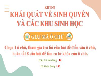 Bài giảng Khoa học tự nhiên 8 (Sinh học) Sách Kết nối tri thức - Bài 46: Cân bằng tự nhiên - Nguyễn Thị Lan Hoa