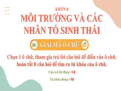Bài giảng Khoa học tự nhiên 8 (Sinh học) Sách Kết nối tri thức - Bài 42: Quần thể sinh vật - Nguyễn Thị Lan Hoa